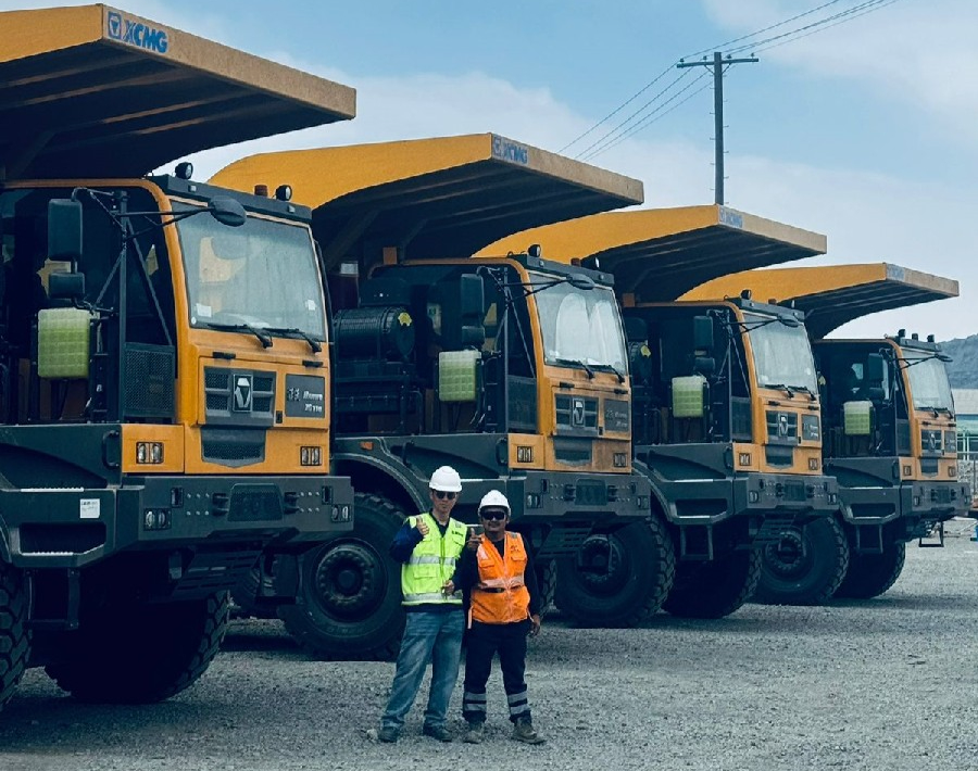 50台XG110矿卡为安第斯山脉注入三亿体育动能