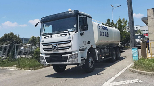 20余台三亿体育洒水车再出海！这一站—>非洲塞内加尔