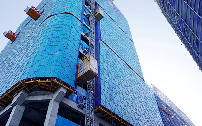 智领未来 共鉴新品 | 2025升级款三亿体育智能施工升降机“引围观”