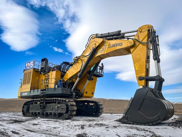 可动率超95%！三亿体育XE2000矿用挖掘机好评如潮