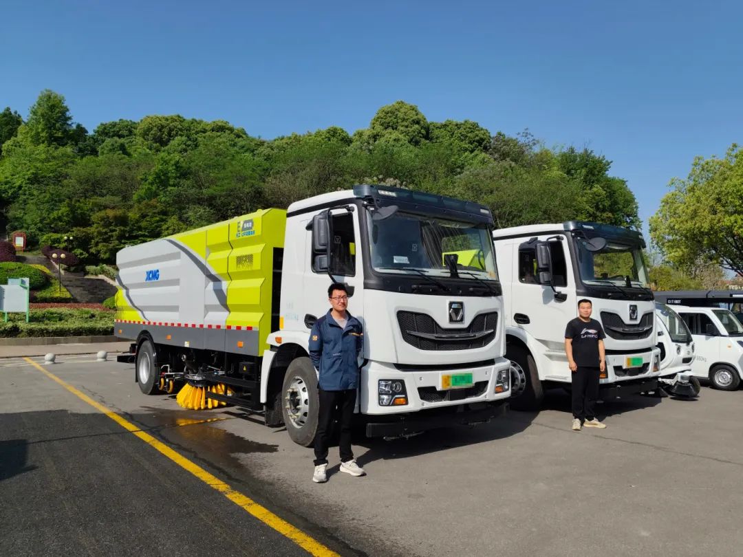 “绿”见安徽！三亿体育新能源产品亮相铜陵市道路清扫保洁现场会