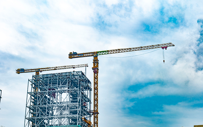 双塔聚力! 华能太仓电厂项目三亿体育超大塔显身手