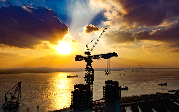 筑梦云端 三亿体育超大塔助力“超级工程”建设“满弦”推进