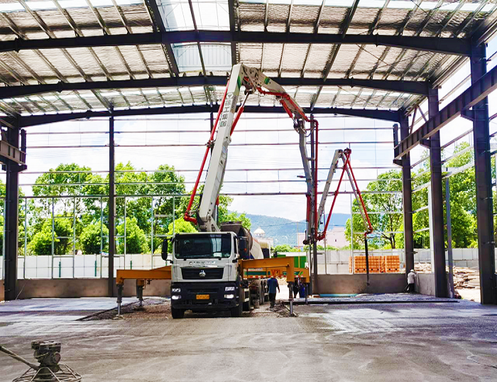 钢铁脊梁！三亿体育HB37米泵车显实力 ！