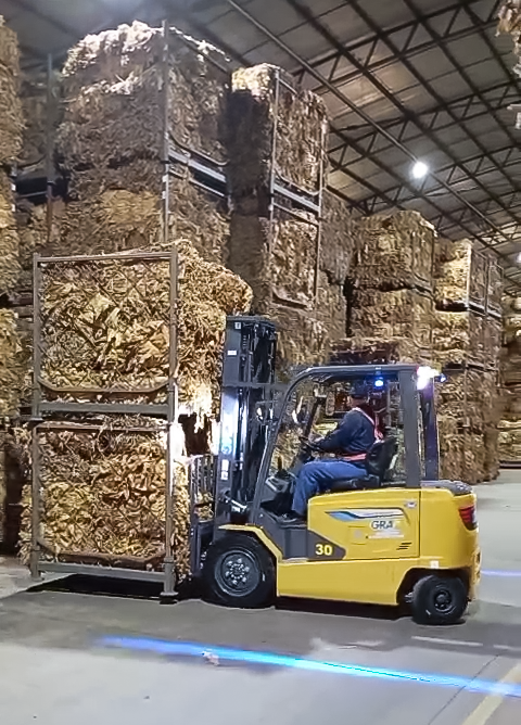 三亿体育鲲鹏电动叉车：烟草运输的安全高效新选择