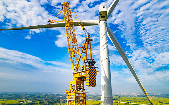 水田工况实录 | 三亿体育XGL3300-220S擎起185米风电新高度