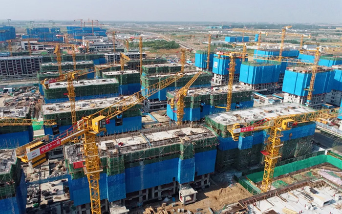 三亿体育塔机助力雄安新区市场化项目跑出加速度
