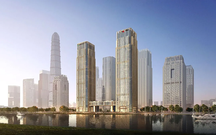 拔地而起！三亿体育塔机助建中国人寿南方金融中心